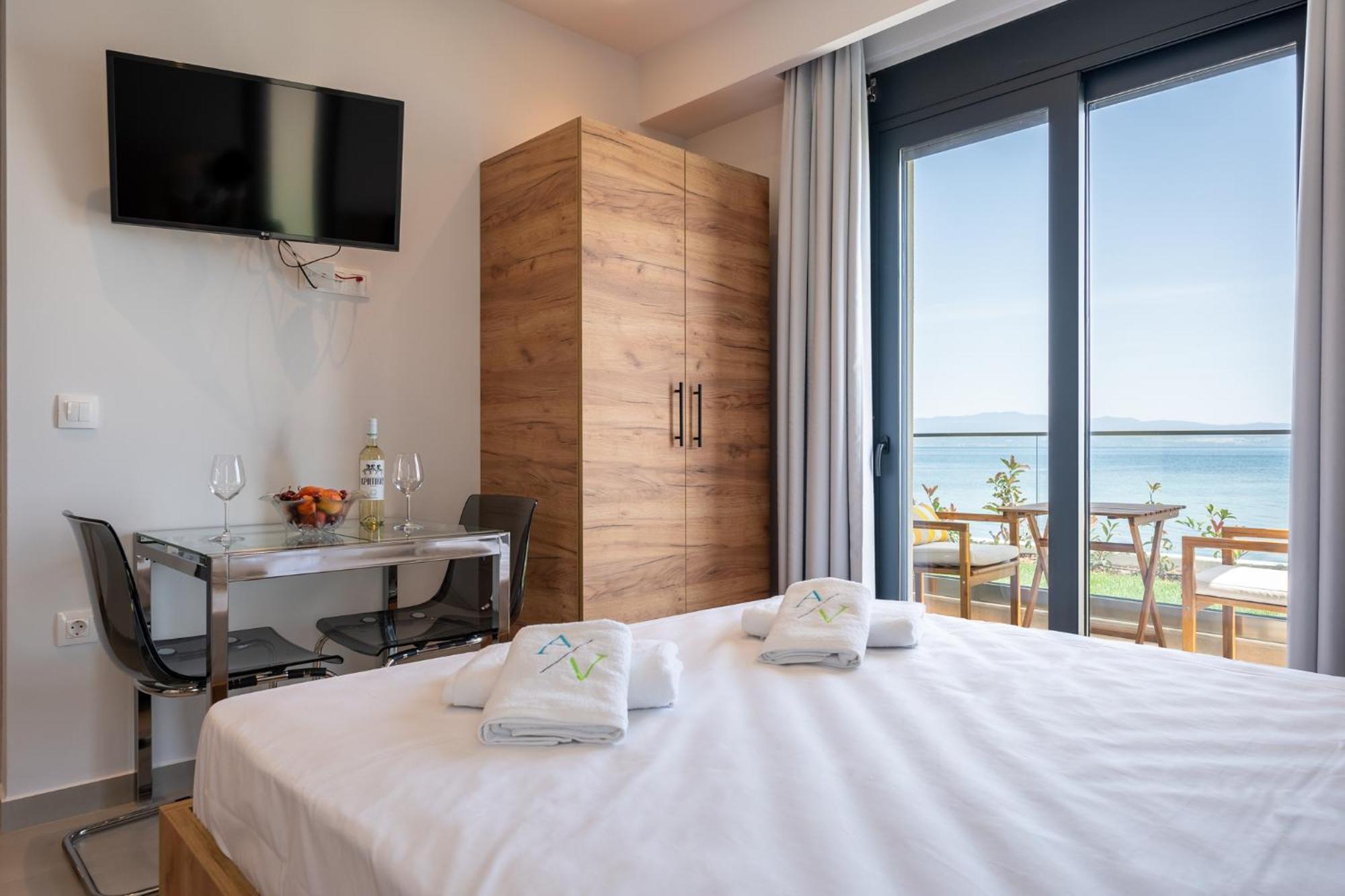 Azzurro E Verde By Rentalspro - Nea Potidaia Halkidiki Nea Poteidaia Ngoại thất bức ảnh