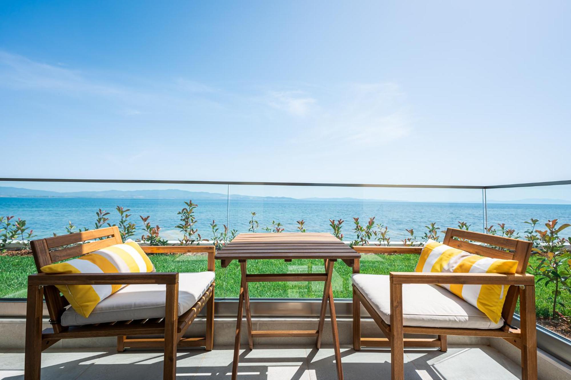 Azzurro E Verde By Rentalspro - Nea Potidaia Halkidiki Nea Poteidaia Ngoại thất bức ảnh