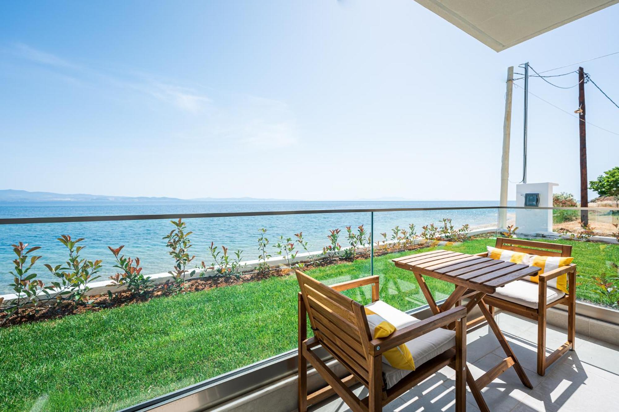 Azzurro E Verde By Rentalspro - Nea Potidaia Halkidiki Nea Poteidaia Ngoại thất bức ảnh