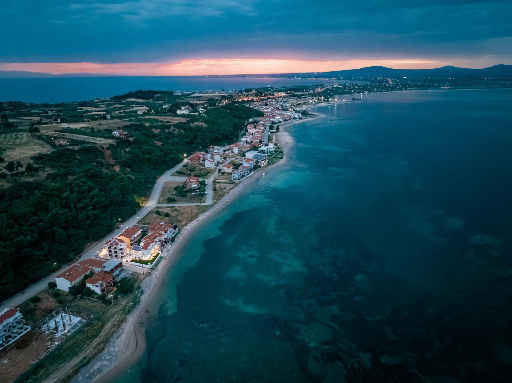 Azzurro E Verde By Rentalspro - Nea Potidaia Halkidiki Nea Poteidaia Ngoại thất bức ảnh