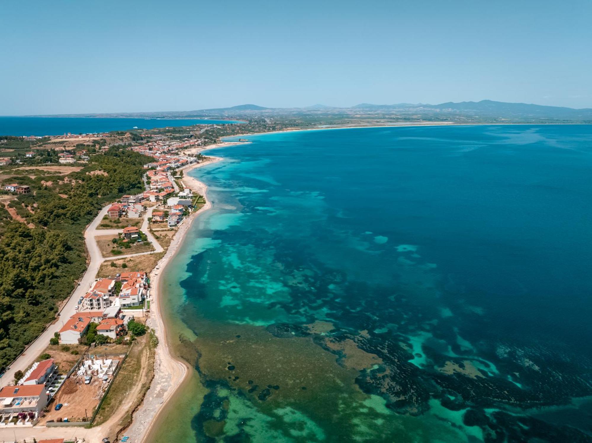 Azzurro E Verde By Rentalspro - Nea Potidaia Halkidiki Nea Poteidaia Ngoại thất bức ảnh