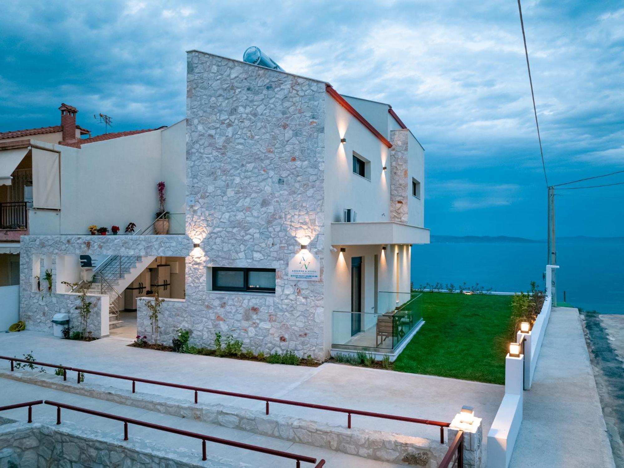 Azzurro E Verde By Rentalspro - Nea Potidaia Halkidiki Nea Poteidaia Ngoại thất bức ảnh