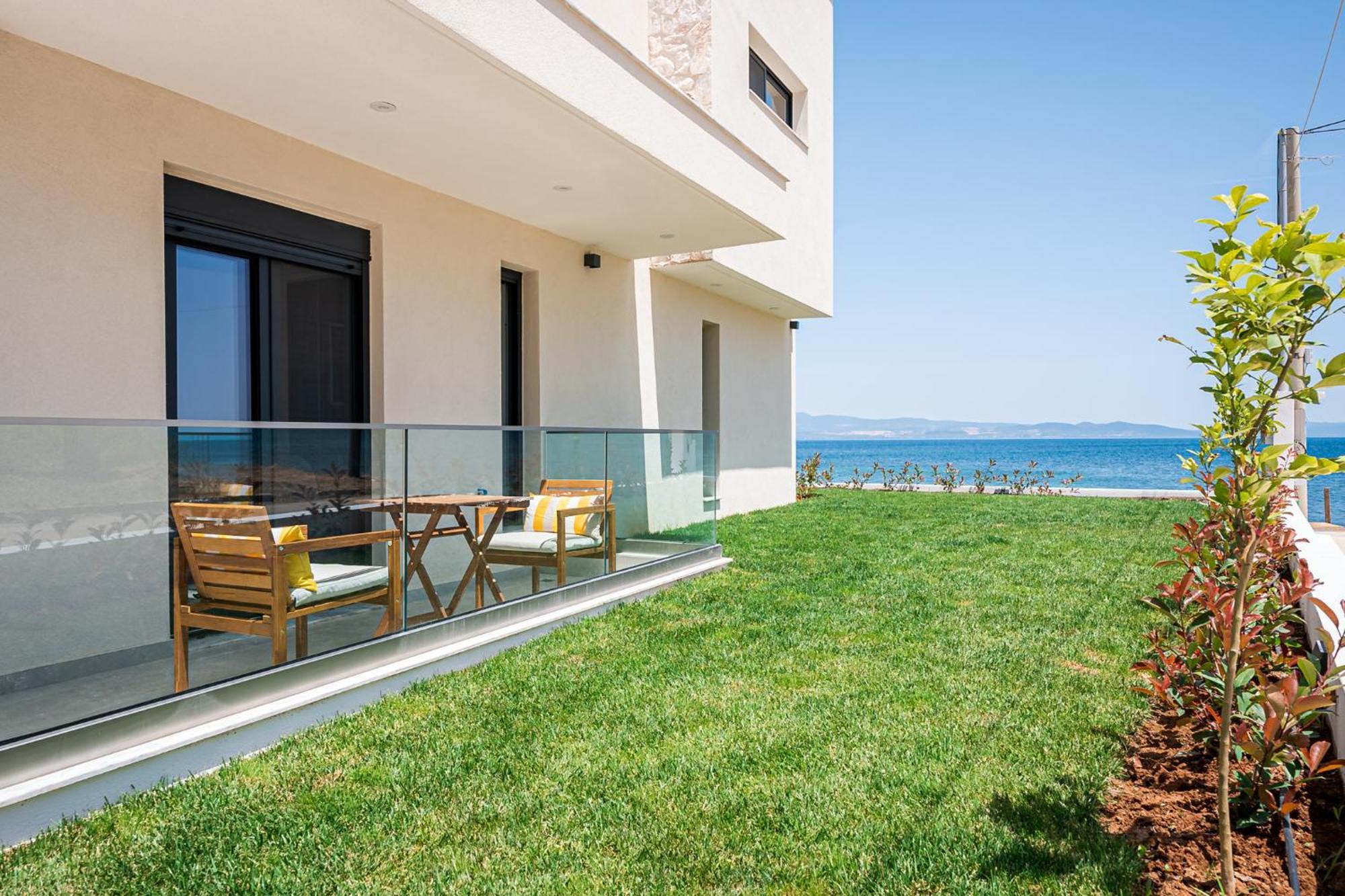Azzurro E Verde By Rentalspro - Nea Potidaia Halkidiki Nea Poteidaia Ngoại thất bức ảnh