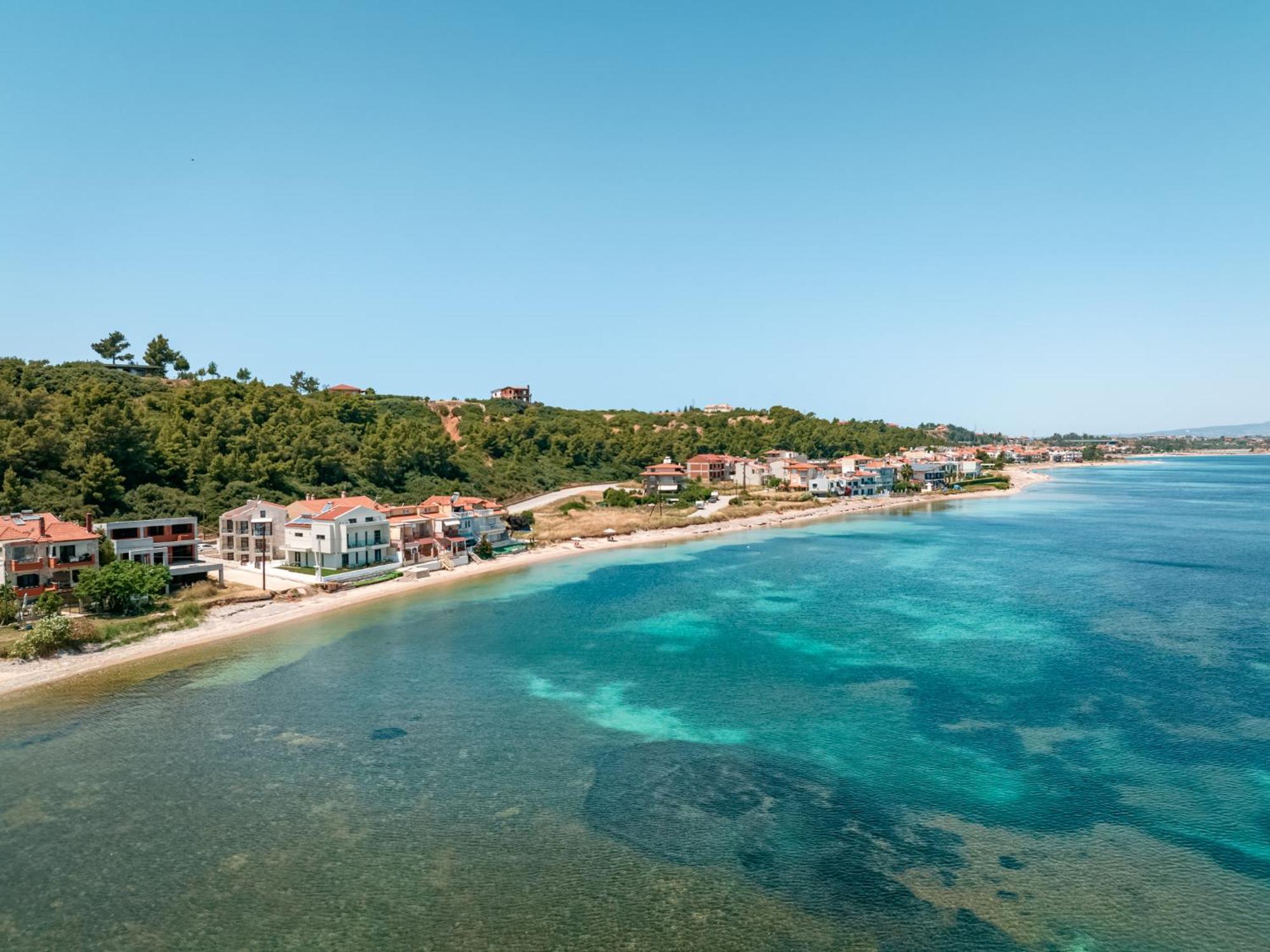 Azzurro E Verde By Rentalspro - Nea Potidaia Halkidiki Nea Poteidaia Ngoại thất bức ảnh