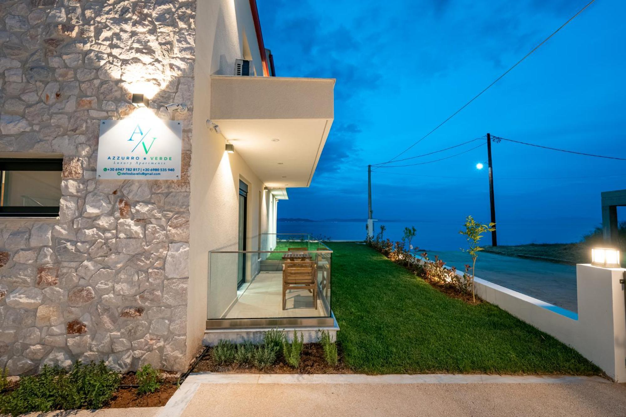 Azzurro E Verde By Rentalspro - Nea Potidaia Halkidiki Nea Poteidaia Ngoại thất bức ảnh