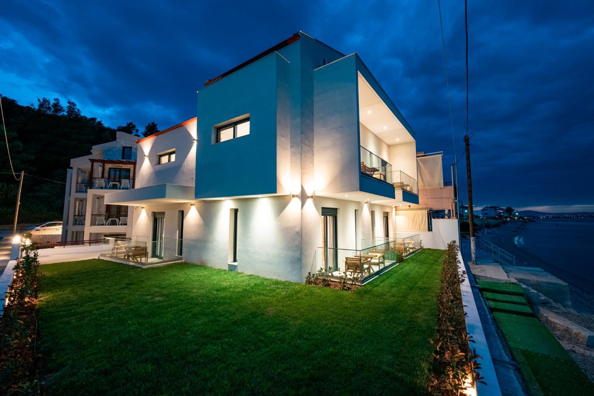 Azzurro E Verde By Rentalspro - Nea Potidaia Halkidiki Nea Poteidaia Ngoại thất bức ảnh