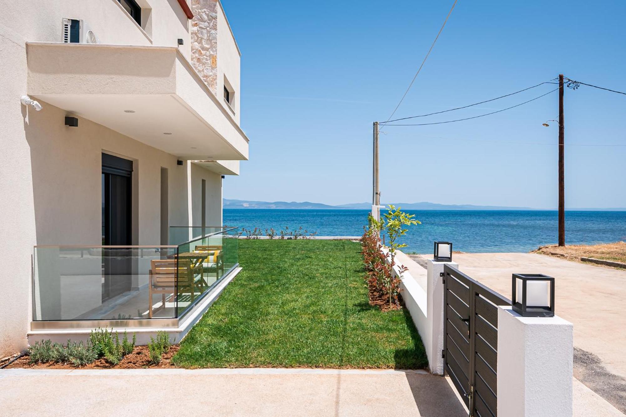 Azzurro E Verde By Rentalspro - Nea Potidaia Halkidiki Nea Poteidaia Ngoại thất bức ảnh